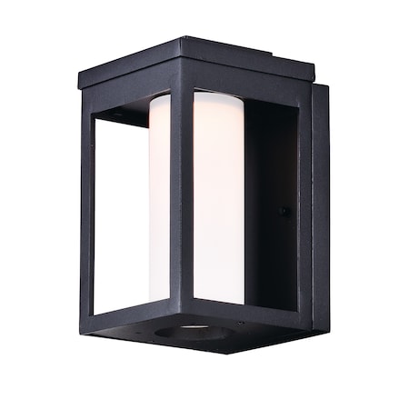 MAXIM Salon LED 1-Light 6" Wide Black Outdoor Wall Sconce 55902SWBK